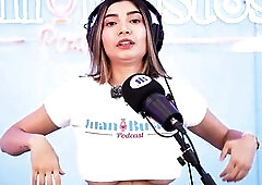 Letizia Fulkers' Massive Oiled Titties Bounce As That babe Cums On The Machine