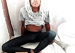 Awquitesy Hot Sissy Femboy Cat Underware Hose Tights Nylons Yoga Leggings + Music! .Teaser.