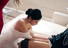 ModelMedia Asia - In a short time-to-be-married concupiscent wife engages in wife-swapping sex previous to her wedding day