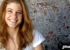 Well-formed Luna Bast at straight hair porn