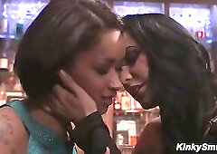 Skin Diamond Submissive Anal Threesome