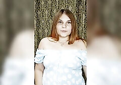 wet redheaded beauty in a pretty costume