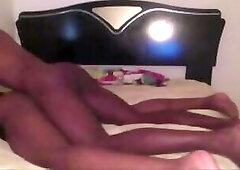 Ebony tranny gets screwed in her dirty ass