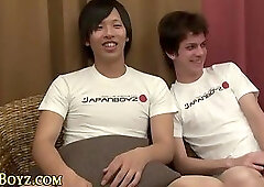 Ethnic twink sucking dick