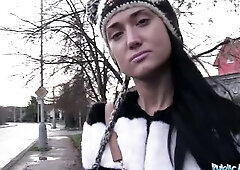 Public Agent Russian Gets Drilled By a Large Shlong in her Bedroom