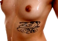 Skinny blonde teen blowjob massage