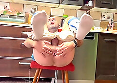 Male Soccer Fun With A Dildo