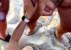 Elisa Dreams - Bukkake et sexe a la plage