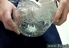 Guys having sex with food