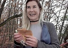 European babe pickedup for blowjob and pussyfucking