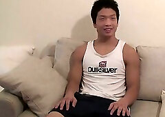Japanese Athlete blowjob and handjob.