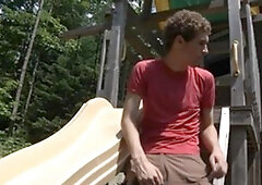 Next Door Twink: Curly-haired and Hungry for Fun: Isaac Novac