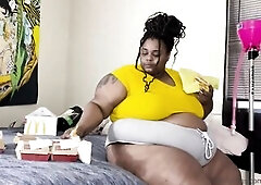 Ssbbw Glutton McDonald's Large Box