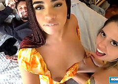 Lazy Afternoon Cock Sharing With Scarlett Taylor And Naomi