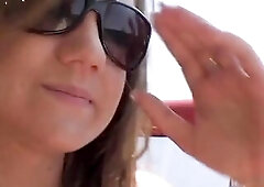 Great bang on the balcony with my wife