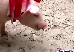 College twink toys teen ass for frathouse