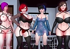 Confined with princesses in a visual novel adventure