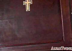 Priest licks asshole and frigs nubile lad