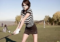 See Gabbie Carter Golf on now! - Gabbie Carter, Large Melons, Consummate Body Porn