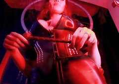 Mistress Eva Latex Fetish Dominatrix Solo Boots Heels Bdsm Big Ass Milf German Femdom Rubber Hot With Mistress Latex