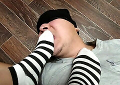 Slave Foot Worship Gagging Feet Socks