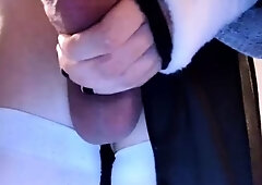 Big Tits Tranny Strokes her Big Cock