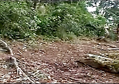 Tranny Crowd VS A Guy Outdoor