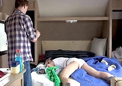 Twink Step Son Caught Recording Step Dad & Gets Punish Fuck