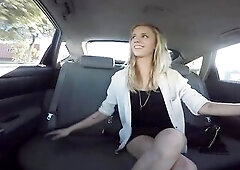 Rachel James thinks Taxis are immodest, so that babe hired a Boober driver and ended up getting...