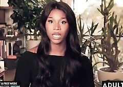 ADULT TIME - Dom Trans Honey Vanniall Screws A Chap In The Butt Whilst That Guy Jerks Off