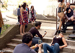 Anal Slut Humiliated And Fucked Outdoors - PublicDisgrace