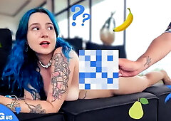 I Guess What Fruit Fits in My Pussy - Hairy French Vlog