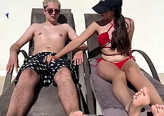 I was Just Chilling but when a Nice Guy Asked to Spread Cream on Him I Couldn...