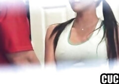 Cuckold spouse spying on cheating wife