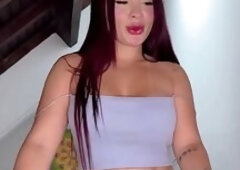 He spied on my friend with her boyfriend and we ended up in a hot threesome - Alejandra Palacios