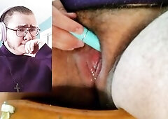 Latino bulky trans man enjoys deepthroat action now