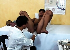 Twink asian doc gives rimjob to patient