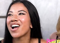 PANSEXUAL X - Olivia Would's Large Rod Pounds Cis Hotty Ameena Green