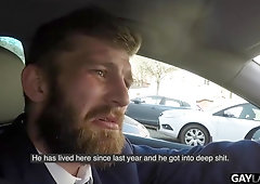 GAYLAWOFFICE Revved Faggot Jake Mills Dicked in Humid Three-Way