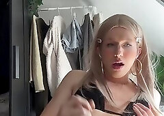 Cumming fro my big Shemale cock