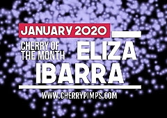 Aesthetic solo BTS action with a brunette babe Eliza Ibarra