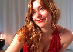 Curly Blonde Teen Records Solo Dildo Masturbation More at