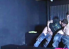 Cocksucking jock banged in his tight ass