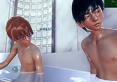 Dildo threesome, sexs, 60 fps