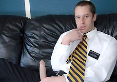 Dirty dude Elder Chamberlain jerking his dick because why not