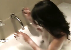 Indian Wife In Shower Filming Solo Masturbation Porn Video For Cash - Kavya Sharma