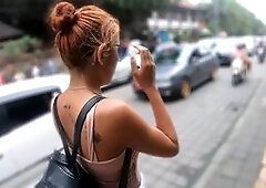 Trip to Bali with his big ass Thai girlfriend who was happy to suck and ride his big white cock once they came home from the market! This amateur coup