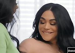 Tgirl Jessy Dubai barebacks TS Eva Maxim