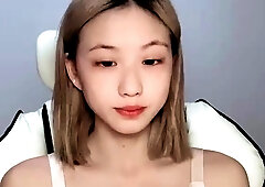 Asian small tit girl masturbating