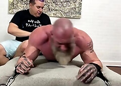 TicklishChubs - Hunk bound on the couch